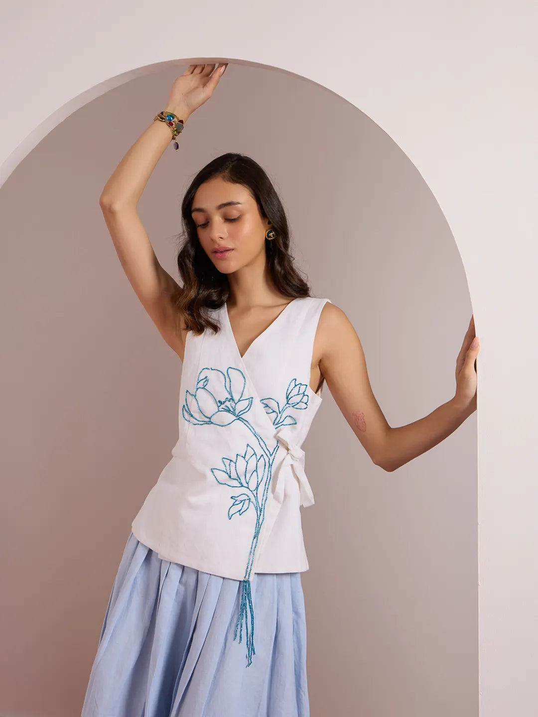 Blue horizon co-ord set