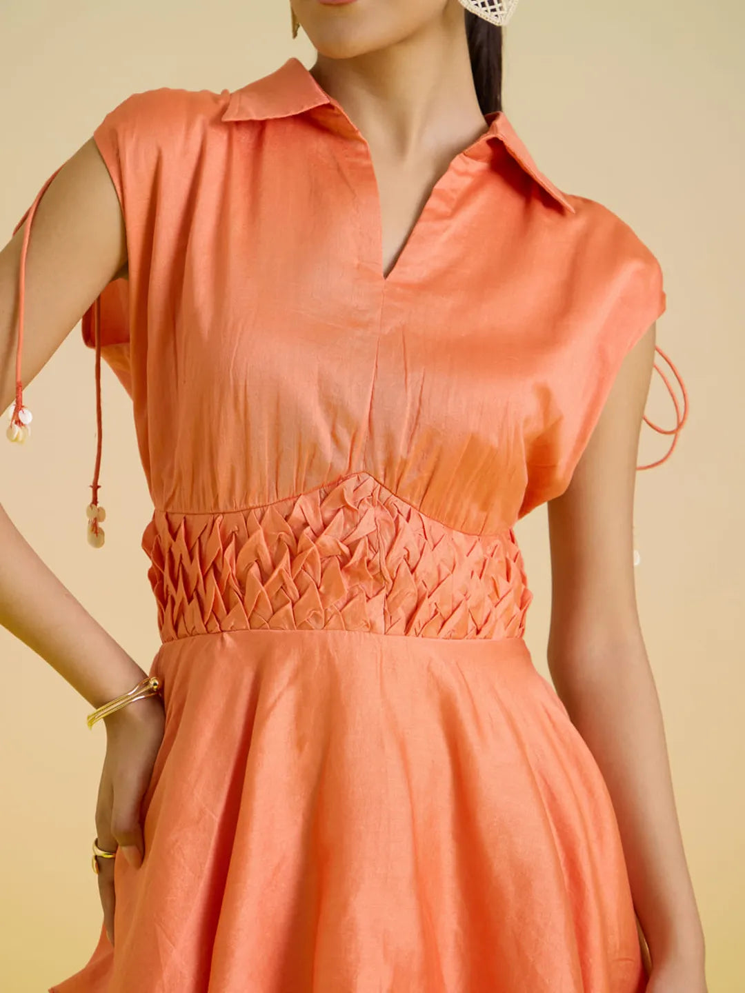 Sunset sorbet layered dress