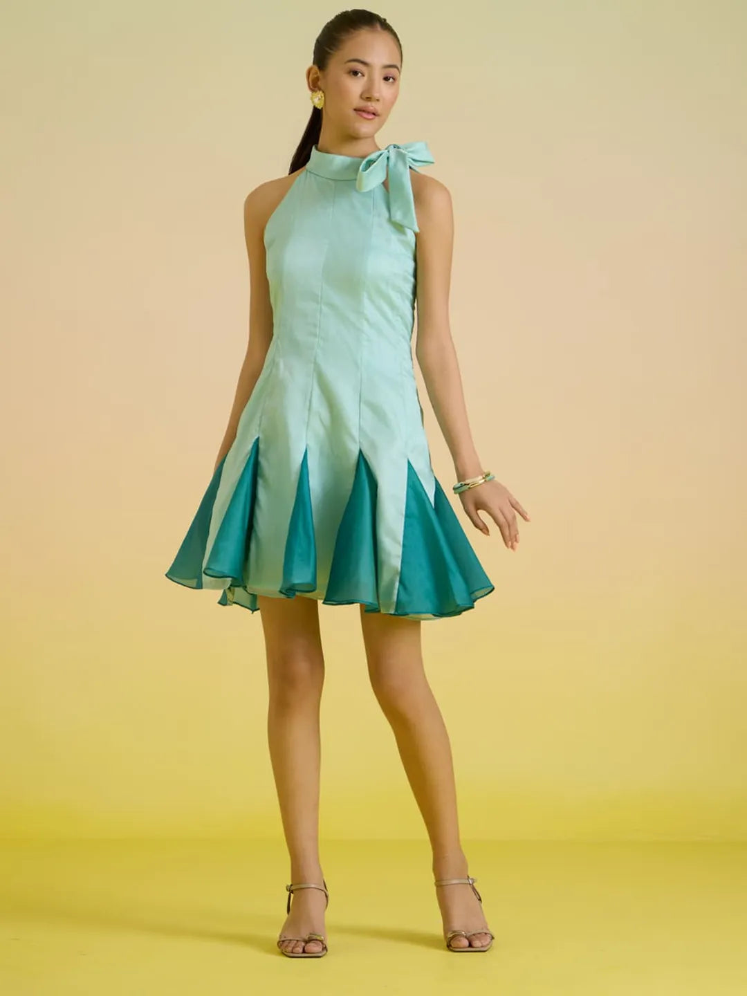 godet dress