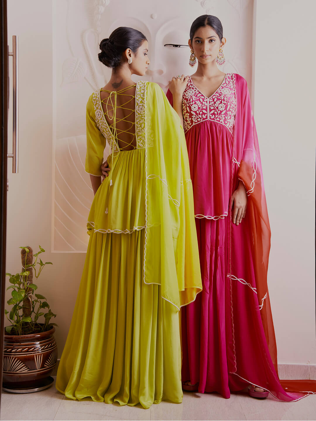 Parrot Green Kurti Set