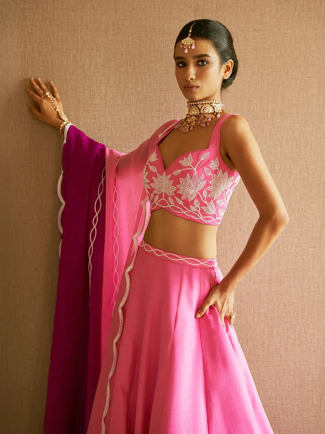 Baby Pink Lehenga Set