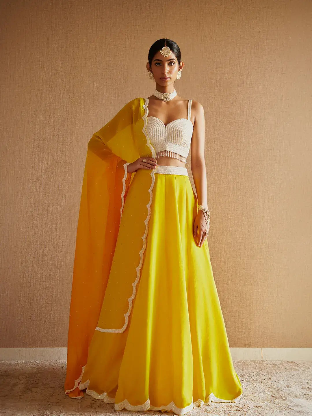 Yellow Lehenga Set
