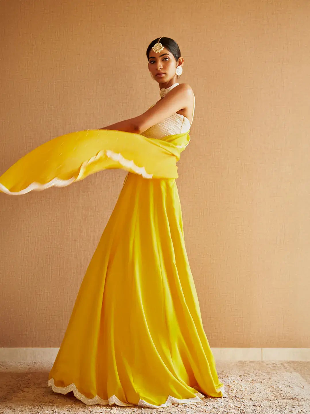Yellow Lehenga Set