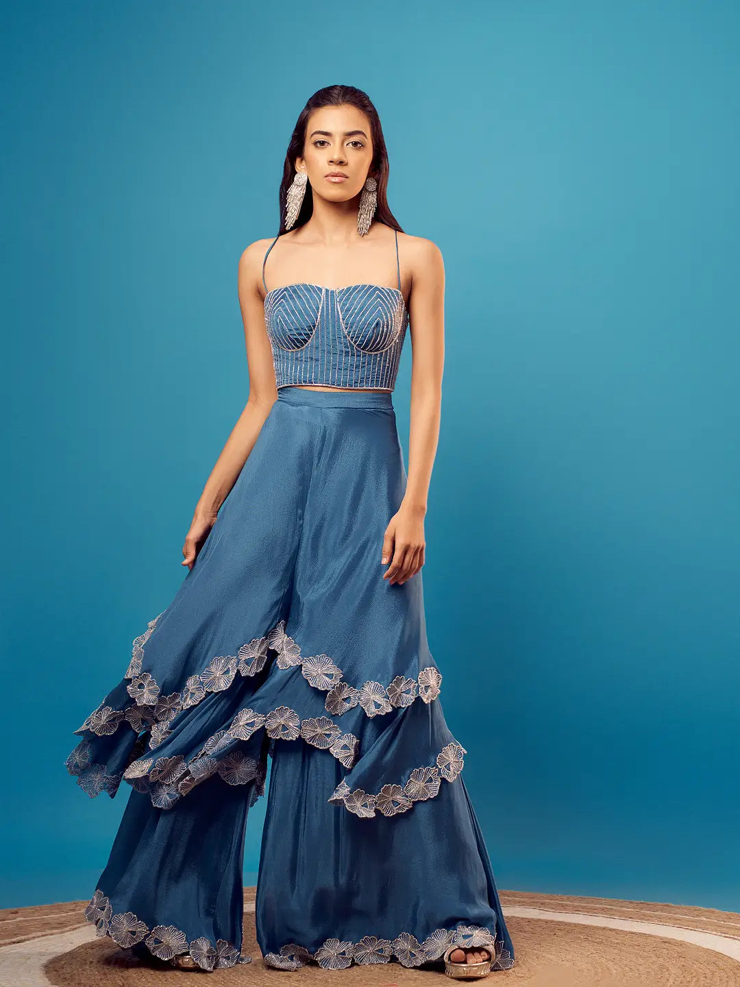 English Blue 3-layer Set