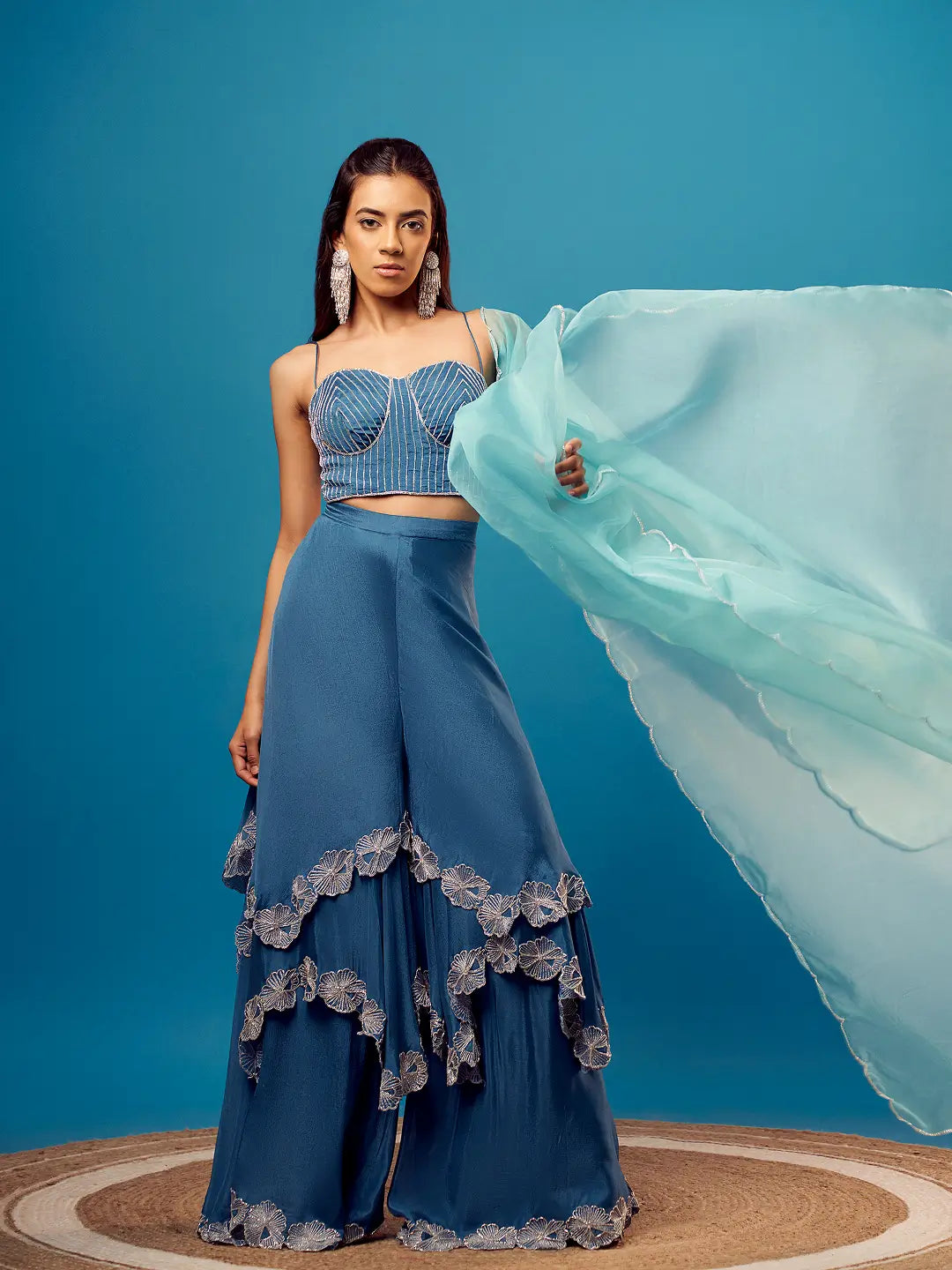 English Blue 3-layer Set