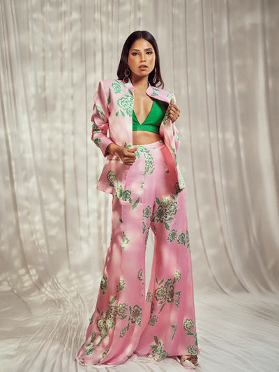Baby Pink Blazer Set