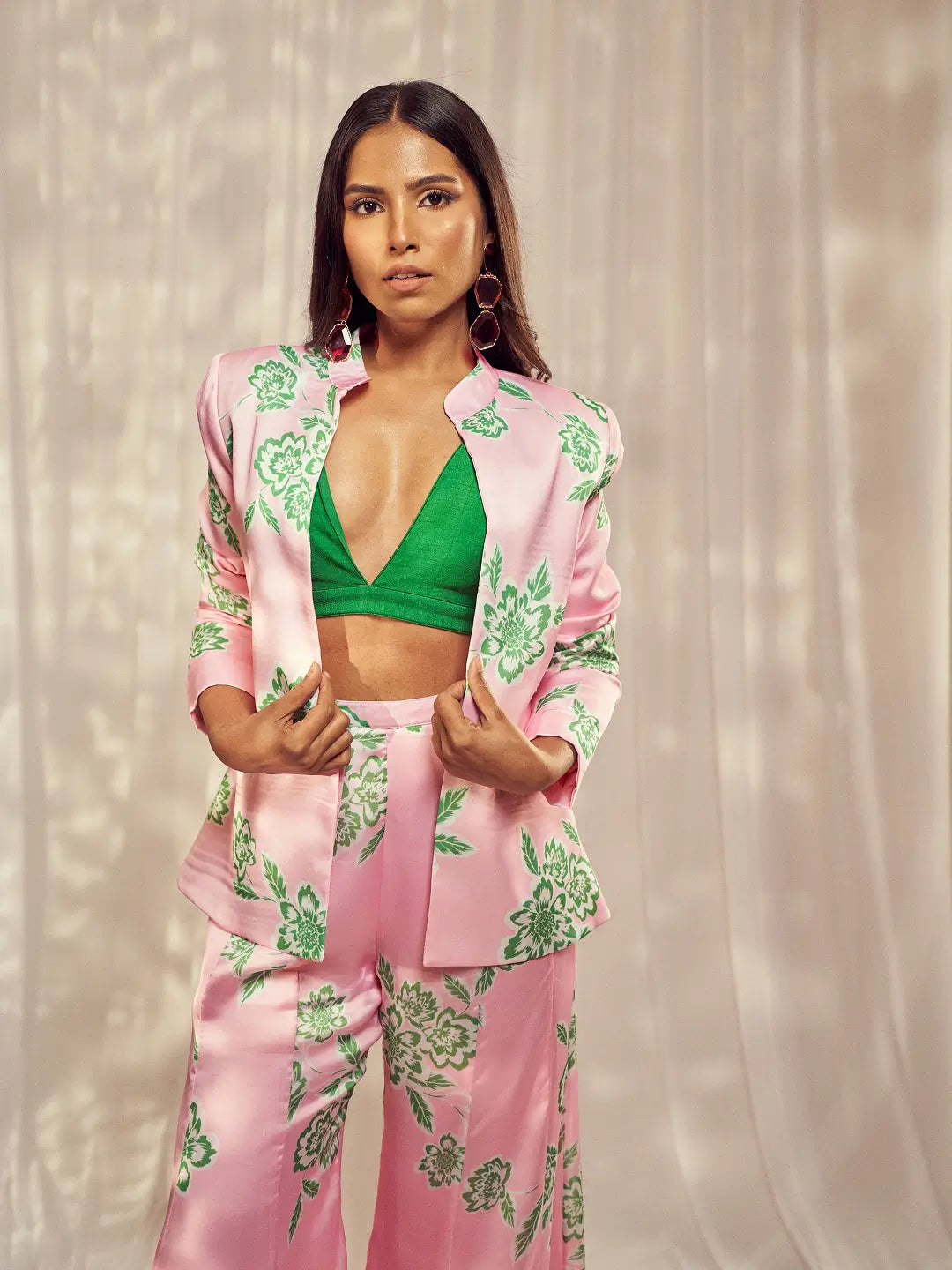 Baby Pink Blazer Set
