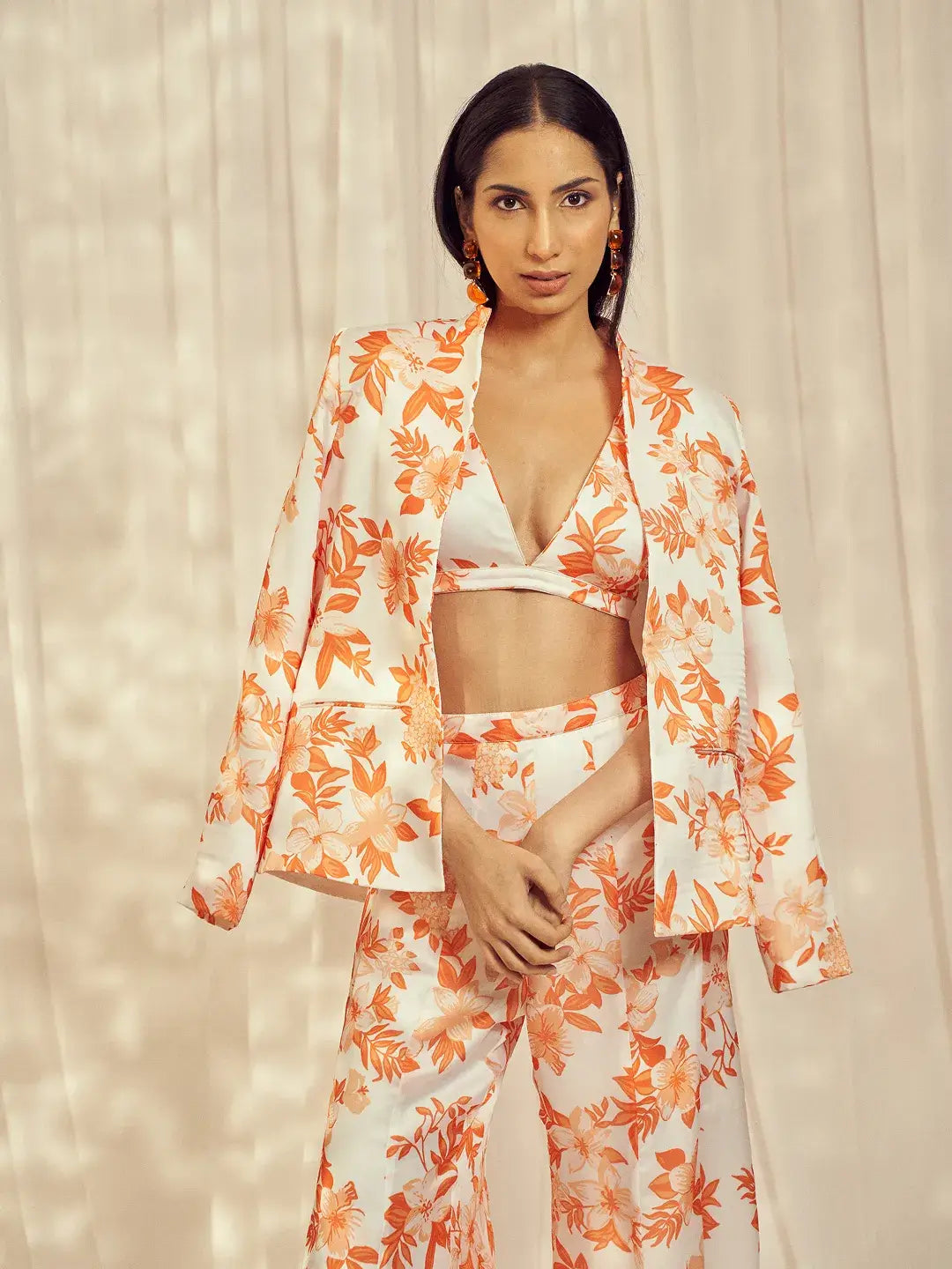 Burnt Orange Blazer Set