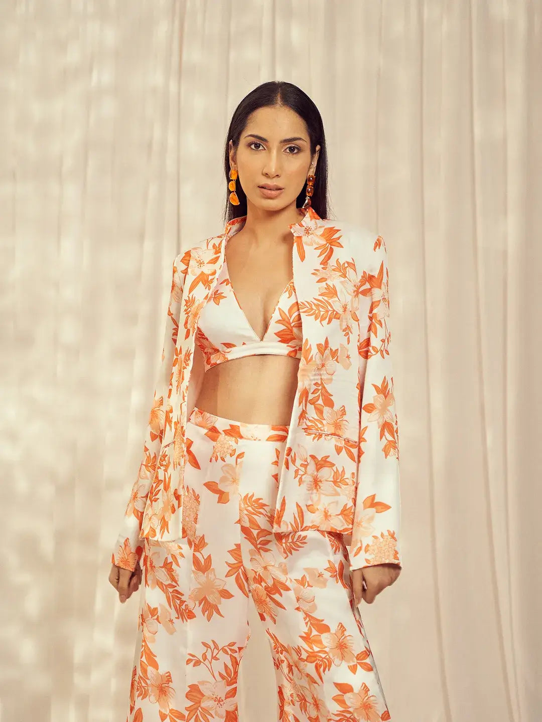 Burnt Orange Blazer Set