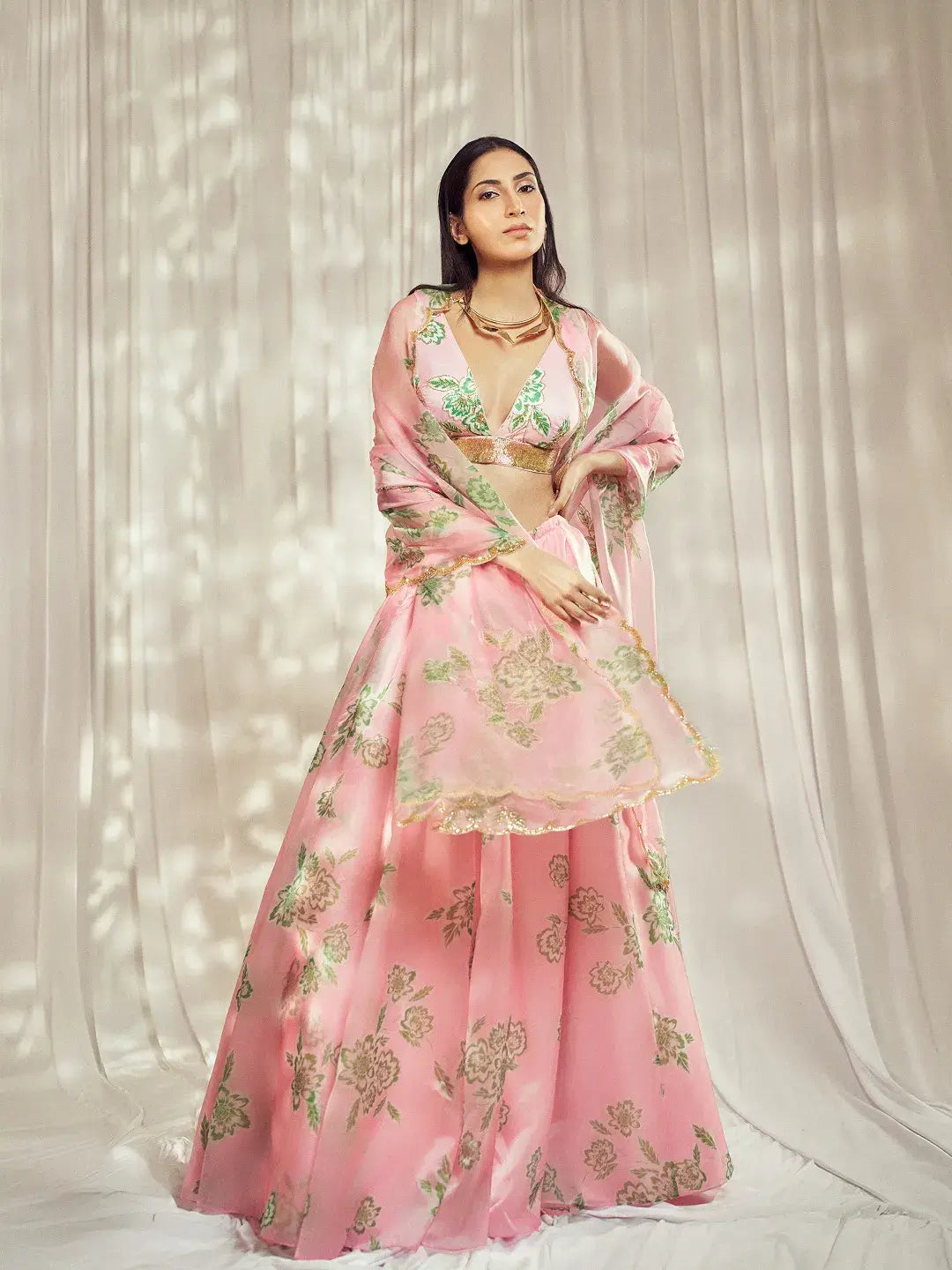 Baby Pink Lehenga Set