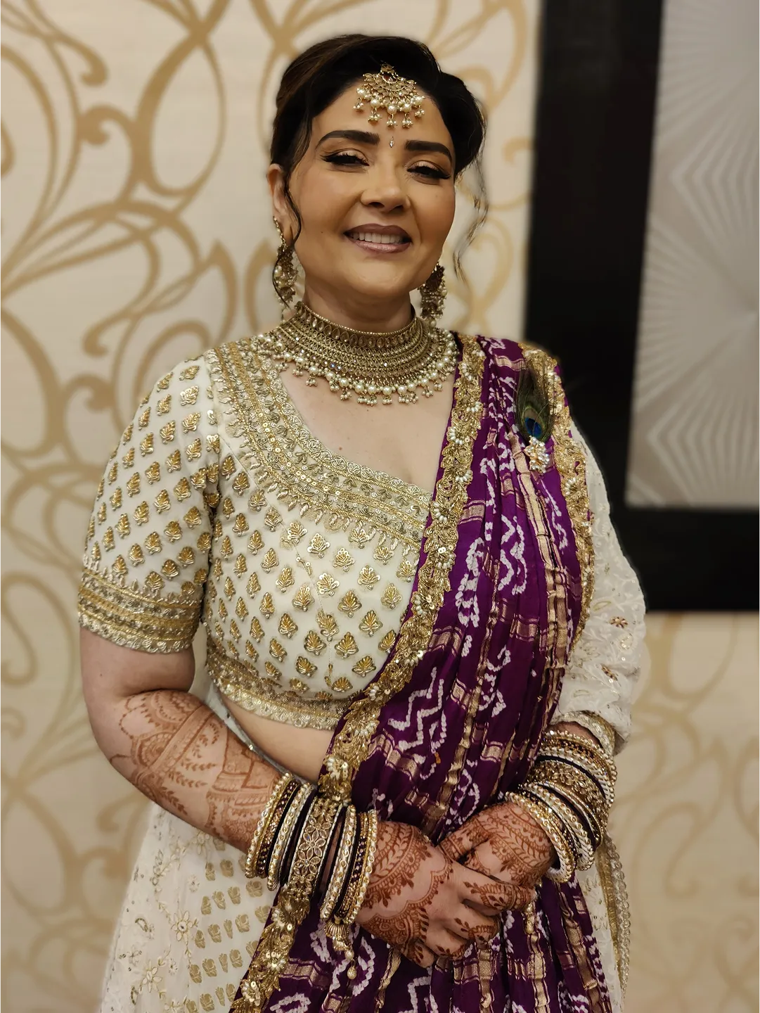 Opulence multi kali lehenga