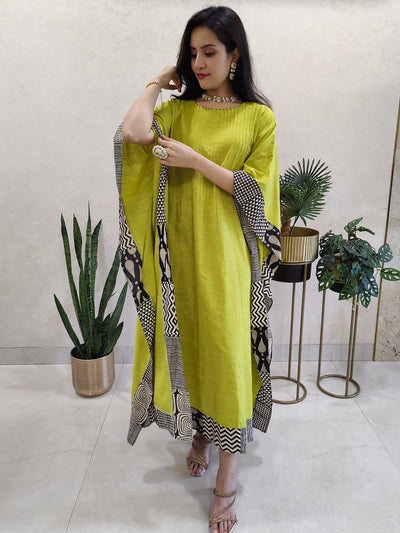 Cotton kaftan dress