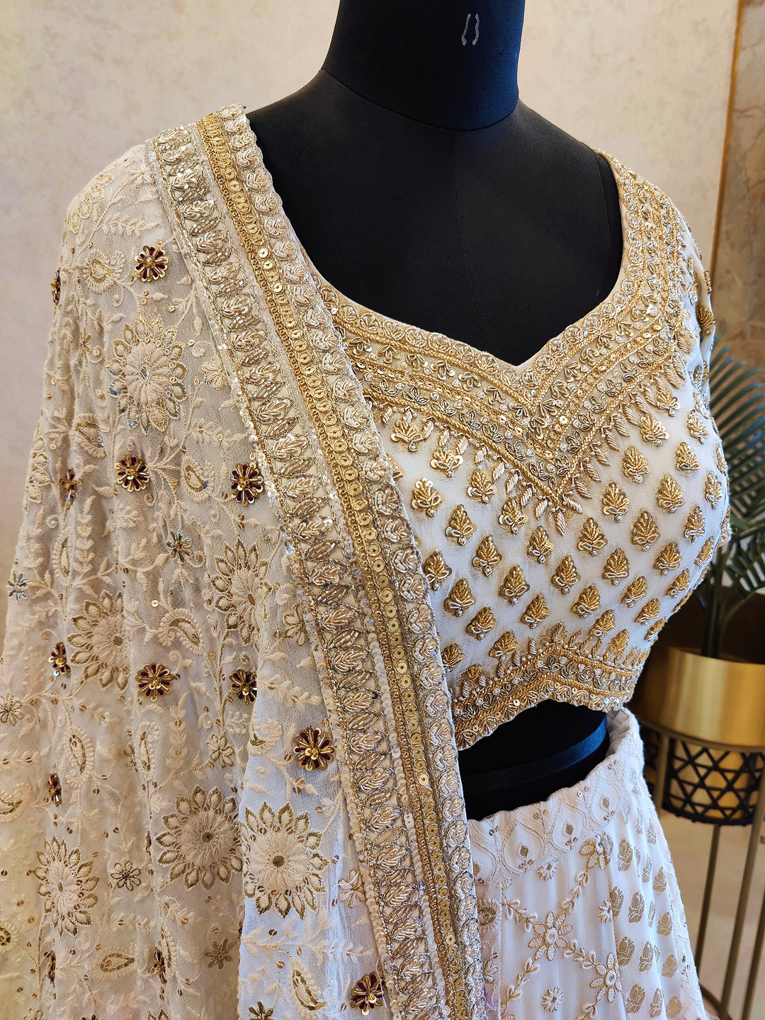 Opulence multi kali lehenga