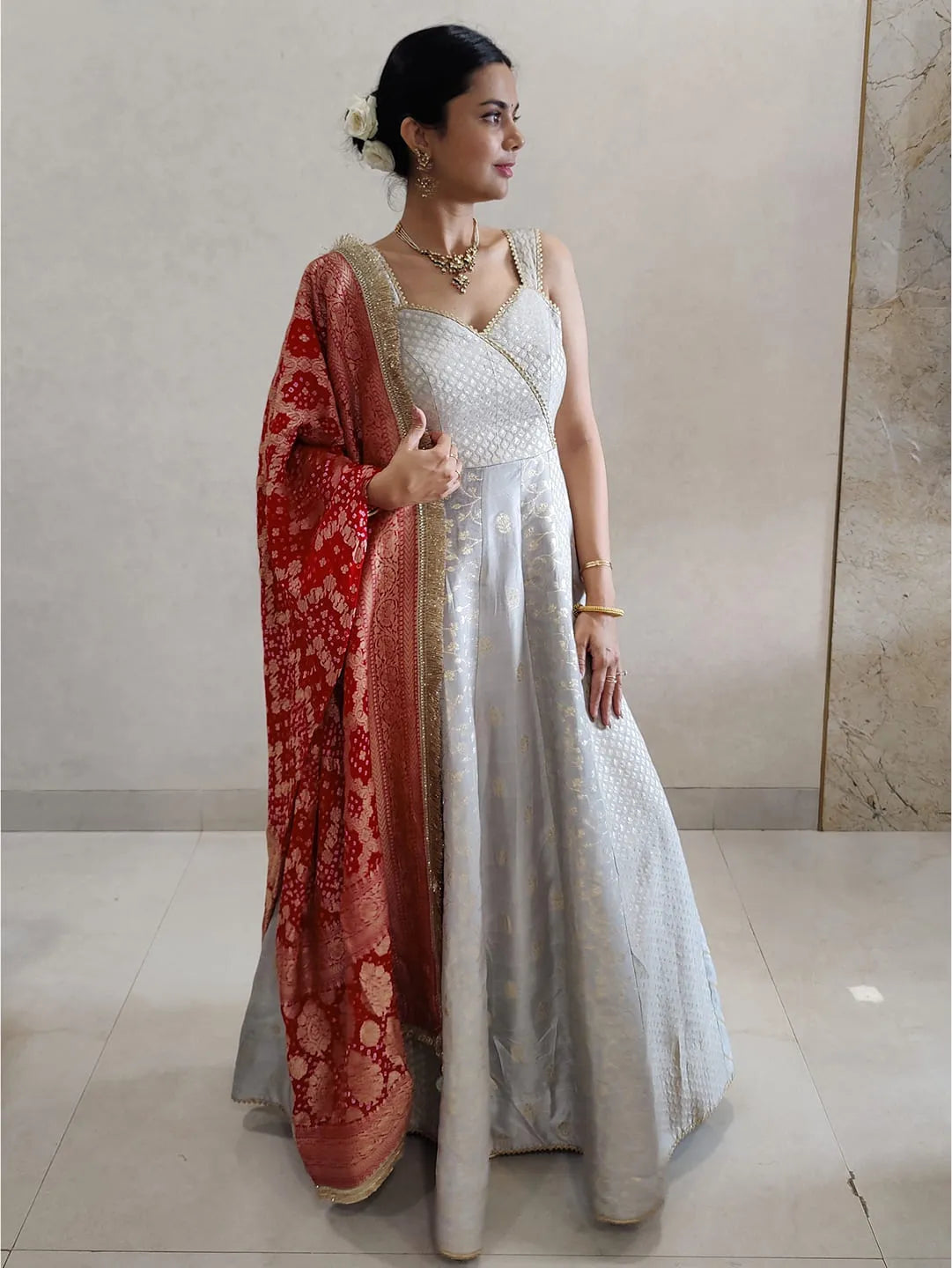 Multi design anarkali