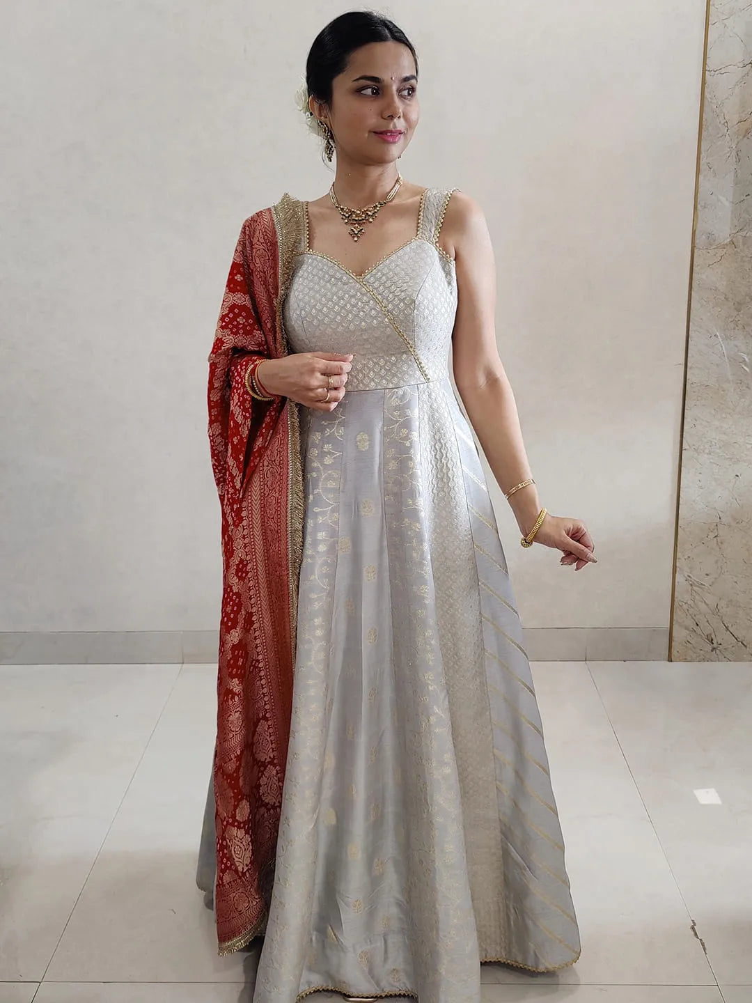 Multi design anarkali