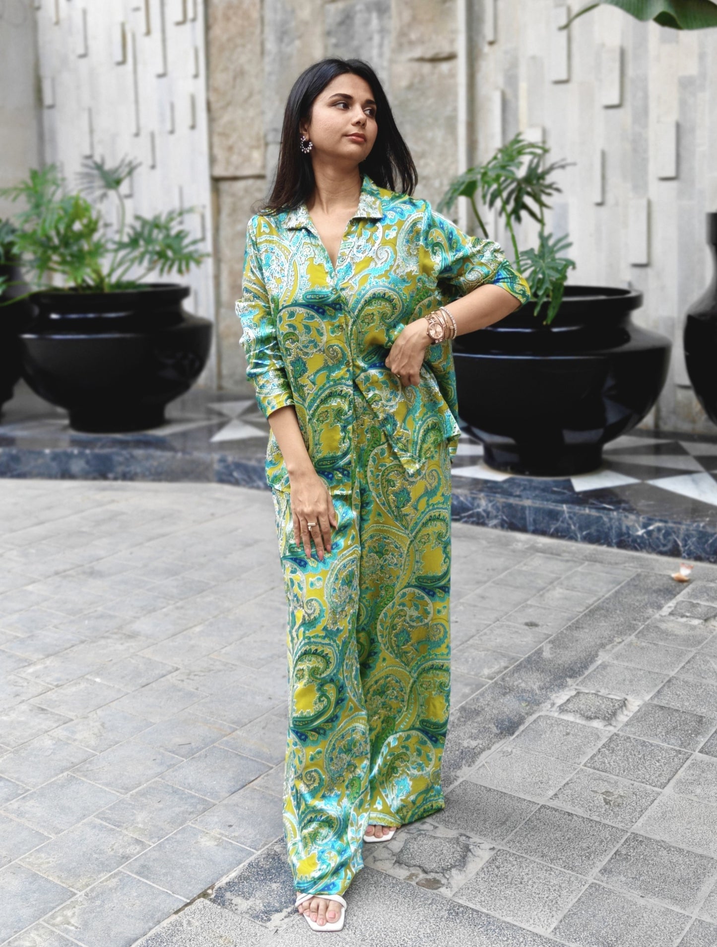 Brasso Queen- lime co-ord set