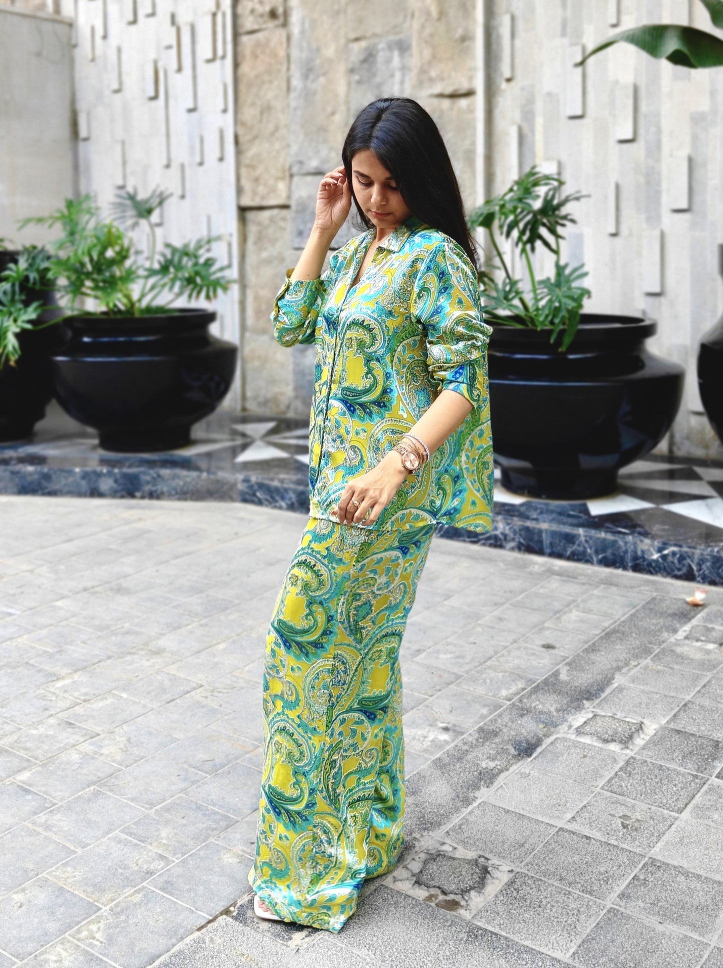 Brasso Queen- lime co-ord set