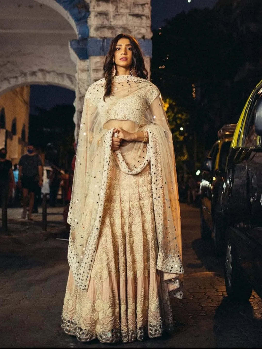 Ice pink lehenga